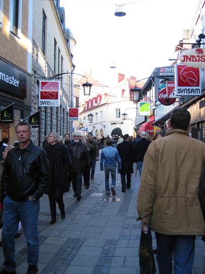 Saturday in Downtown Linköping